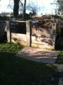 old compost bins